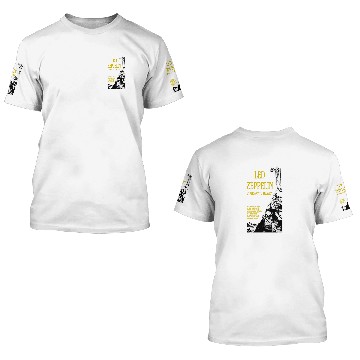 Discover Vintage LE.D ZE.PP.ELIN Distressed Bandtee 3D T Shirts