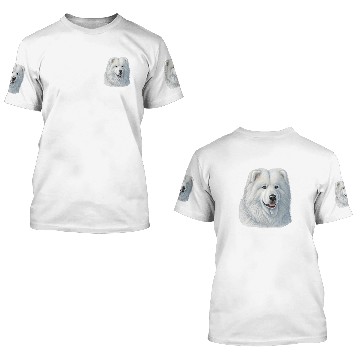 Discover Dog Samoyed Winter Dog Lover Samoyed Mom 3D T Shirts