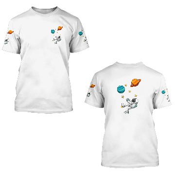 Discover Funny Rock Climbing Astronaut 3D T Shirts