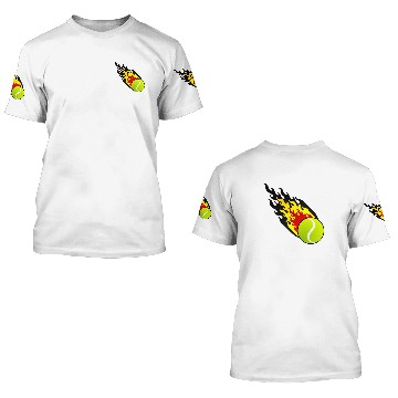 Discover Fireball Tennis Belgium 3D T Shirts