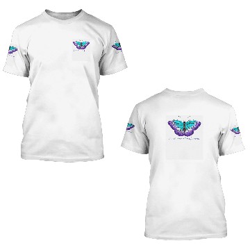 Discover Its Okay To Not Be Okay suicides Prevention Butterfly 3D T Shirts