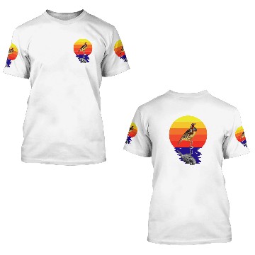 Discover patridge quail grouse 3D T Shirts
