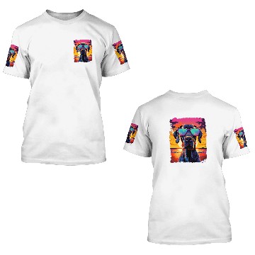 Discover Great Dane Hawaiian Baseball Tees 3D T Shirts