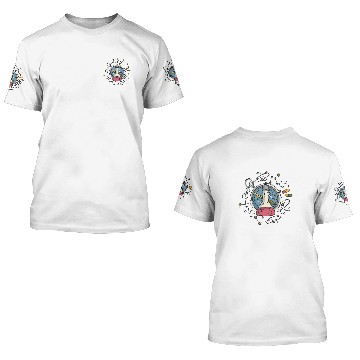 Discover Chemistry Flask Compass and Atoms Science Teacher 3D T Shirts