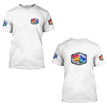 Discover Comedy and Tragedy Zip 3D T Shirts