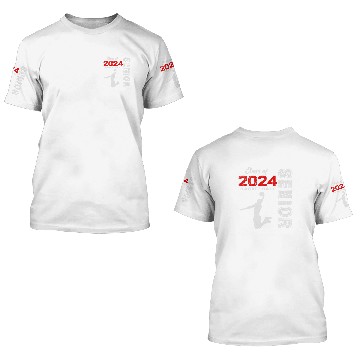 Discover Basketball Player Senior Class of 2024 Graduation 2024 Baseball Tees 3D T Shirts