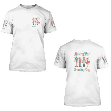 Discover In My Nutcracker Grandma Era Christmas Nutcracker Ballet Baseball Tees 3D T Shirts