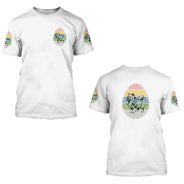 Discover Happy Easter Egg American Eskimo Dog Graphic Cool Easter Day Baseball Tees 3D T Shirts