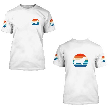 Discover Norfolk Terrier Retro vintages 70s 80s Style 1 Baseball Tees 3D T Shirts