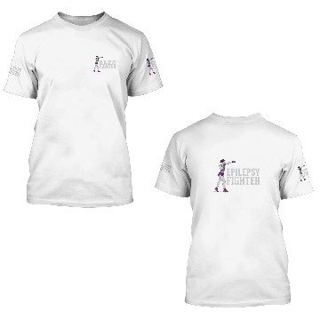 Discover Epilepsy Fighter Support Awareness Warrior Purple Gloves 3D T Shirts