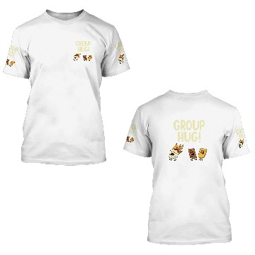 Discover Group Hug Smore Funny Camping Chocolate Marshmallow Gift 3D T Shirts