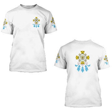 Discover Indigenous Native American vintages Floral Dreamcatcher 3D T Shirts
