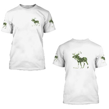 Discover PAX Marshy Camo Moose 3D T Shirts