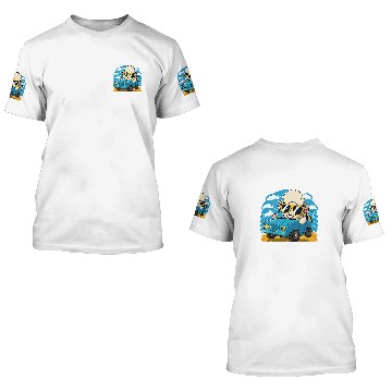 Discover Sheep Lover Joyful Eid Celebration with funny Sheep Driving Car 3D T Shirts