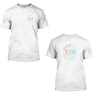 Discover STEM Science Technology Engineering Math Teacher Baseball Tees 3D T Shirts