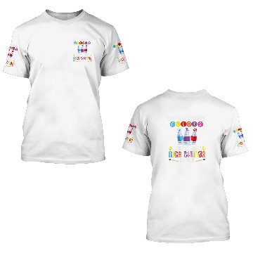 Discover Complementary Colors Always Have Nice Things To Backprint Baseball Tees 3D T Shirts