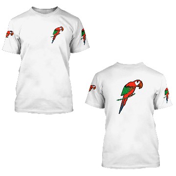 Discover Tropical Colorful Exotic Parrot 3D T Shirts