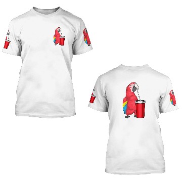 Discover Parrot Drinking mug Baseball Tees 3D T Shirts