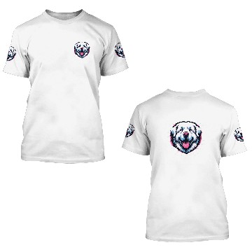 Discover Great Pyrenees Breaking Through 3D T Shirts