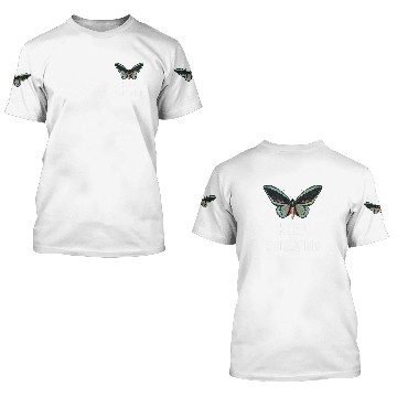 Discover Keep Evolving Butterfly Metamorphosis Cute Insect Bugs Sweet 3D T Shirts