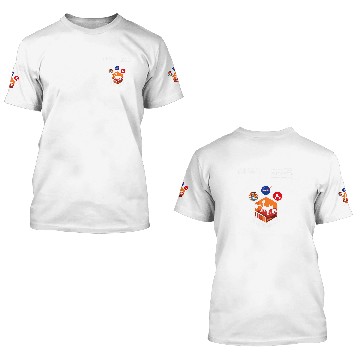 Discover Lacrosse Gift NASA Mars 2Perseverance Occupy Insignia Worm Logo 3D T Shirts