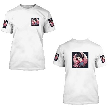 Discover Elegant Geishas Journey Japan Vector 3D T Shirts