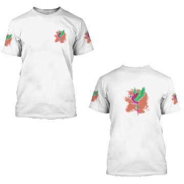 Discover Parrot Lover Tropical Animal Jungle Bird Macaw Parrot Baseball Tees 3D T Shirts
