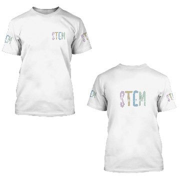 Discover STEM Teacher Science Technology Engineering Math Zip 3D T Shirts