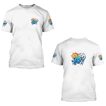 Discover Funny Earth Moon Sun Total Solar Eclipse April 8 2024 Baseball Tees 3D T Shirts