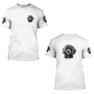 Discover Cavapoo Dog Cavalier King Charles and Poodle dog 1 3D T Shirts