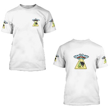Discover Ufo Abduction Grasshopper Piano Player 21 3D T Shirts