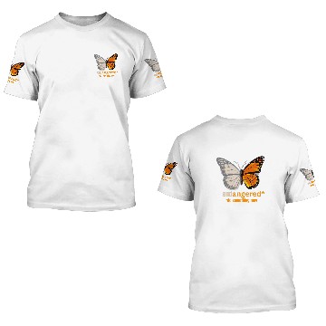 Discover Monarch Butterfly Is Endangered Respect All Our Pollinators 3D T Shirts
