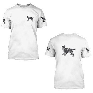 Discover Mini Schnauzer Dog Miniature Schnauzer Baseball Tees 3D T Shirts