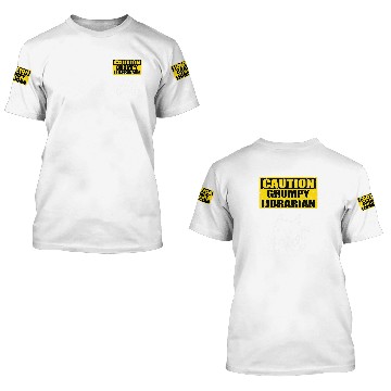 Discover Fun Working Caution Grumpy Librarian Colleague Sarcastic Cat Baseball Tees 3D T Shirts