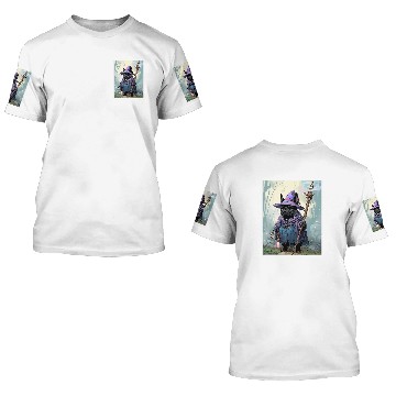 Discover French Bulldog Wizard Funny Dog Magic 3D T Shirts