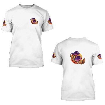 Discover Flamingo Witch Magician 3D T Shirts