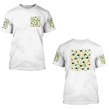 Discover Tropical toucan bird pattern 3D T Shirts
