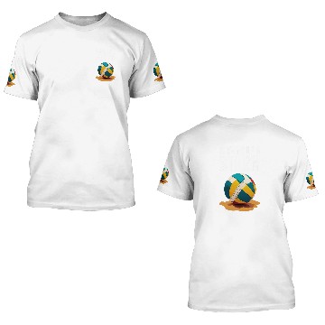Discover Serving Up A Storm Funny Beach Volleyball Baseball Tees 3D T Shirts
