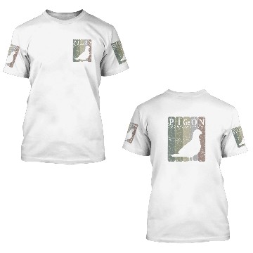 Discover Pigeon Periodic Table Elements Birdwatching Ornithology 21 3D T Shirts