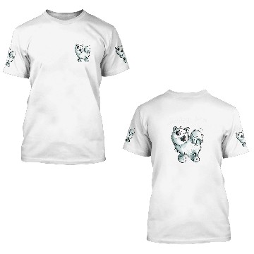 Discover Dog Samoyed Samojeden Mama Samoyed Gift for Dog Lovers 3D T Shirts