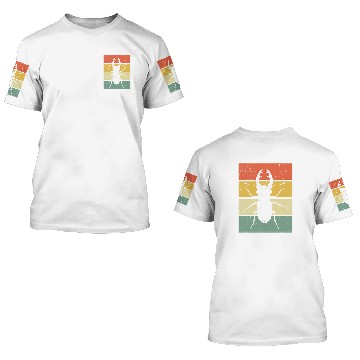 Discover vintages Stag Beetle Bug Insect 3D T Shirts