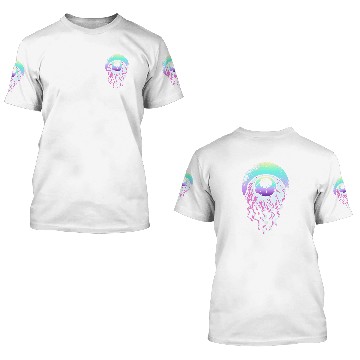 Discover Horror Eyeball Pastel Goth Aesthetic Gothic Emo 3D T Shirts