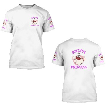 Discover Onion Princess Culinary Chef Cook Cooking School Vegetable Baseball Tees 3D T Shirts