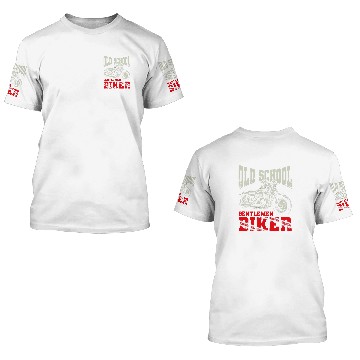 Discover Mens Old School Gentlemen Biker Motorcycle 3D T Shirts