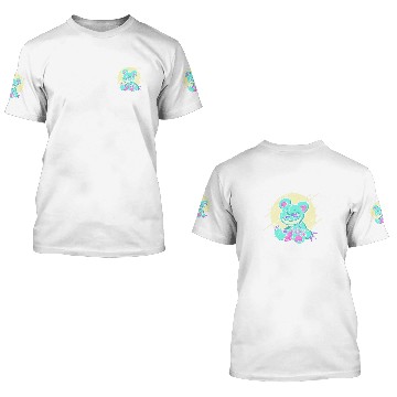 Discover Horror Teddy Bear Pastel Goth Aesthetic Goth Gothic Emo 3D T Shirts