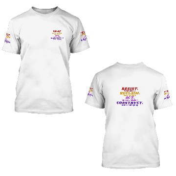 Discover Resist Reclaim Act Construct Philosophy 3D T Shirts