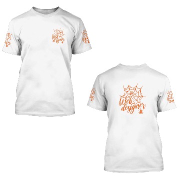 Discover Web Designer Spider Halloween 21 3D T Shirts