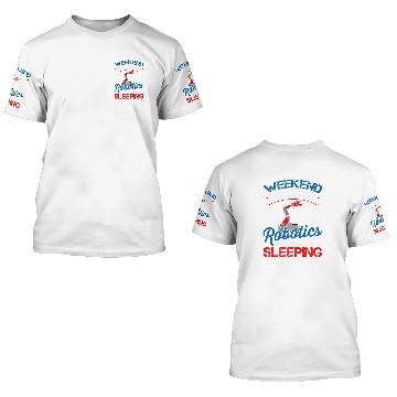 Discover Weekend Forecast Robotics Lover Robot Engineer Engineering Baseball Tees 3D T Shirts