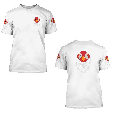 Discover Pocket Parrot Pet Chart Baseball Tees 3D T Shirts