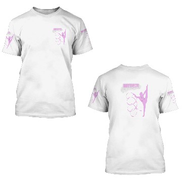 Discover Rhythmic Gymnastics Purple Lilac Gymnast Girl 3D T Shirts